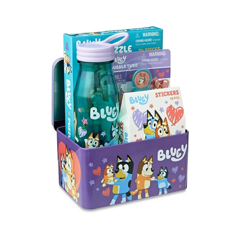 Bluey Tin Box Valentines Gift Set | Walmart (US)