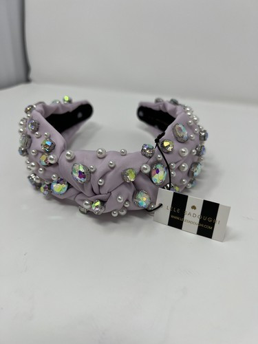 lele sadoughi X Stoney Clover Lane Headband Lilac | eBay US