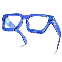 VISOONE Blue Light Blocking Glasses with TR90 Rectangle Frame and Chic Preppy Look for Women Men ... | Amazon (US)
