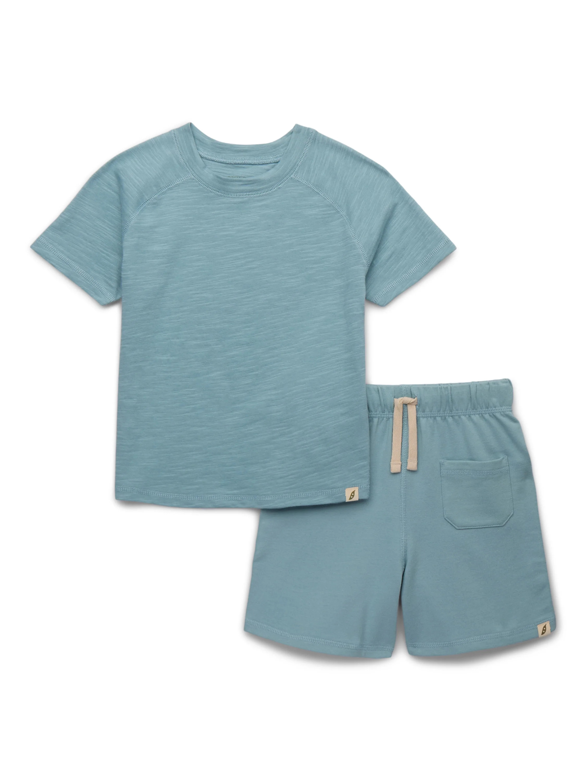easy-peasy Toddler Boys Short Sleeve Tee & Shorts Outfit Set, 2-Piece, Sizes 18M-5T | Walmart (US)