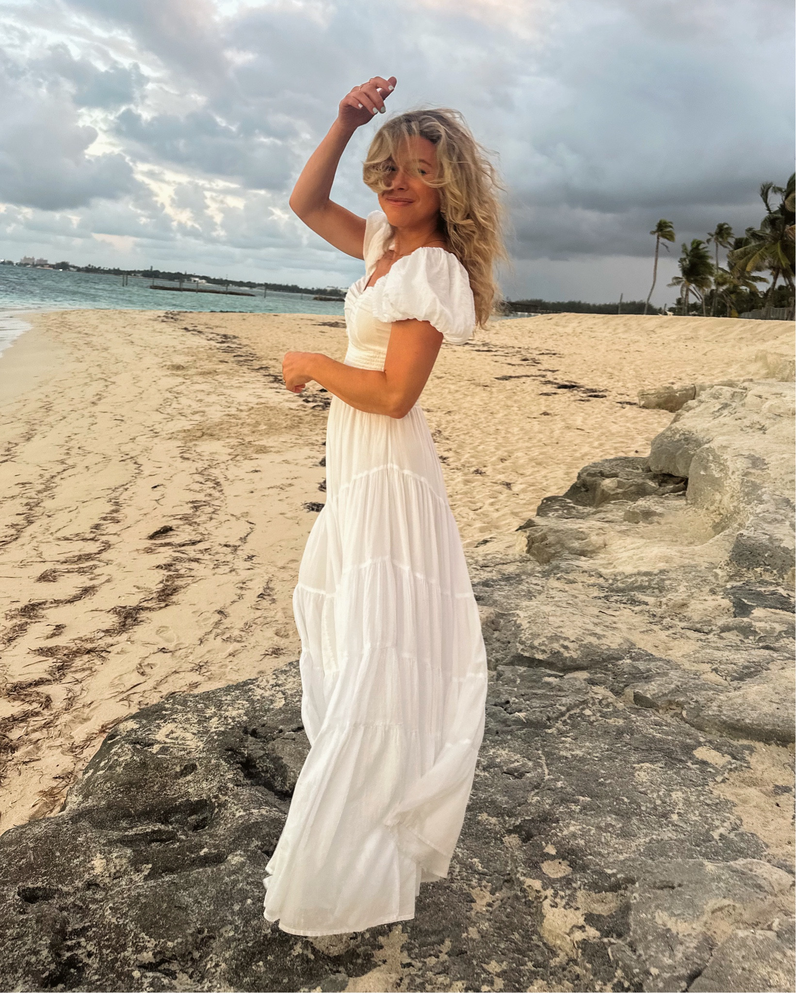 Loved this white free people dress for the beach. Wearing a size small. 

Vacation dress. Bride do be dress. 

#LTKTravel #LTKSeasonal #LTKStyleTip