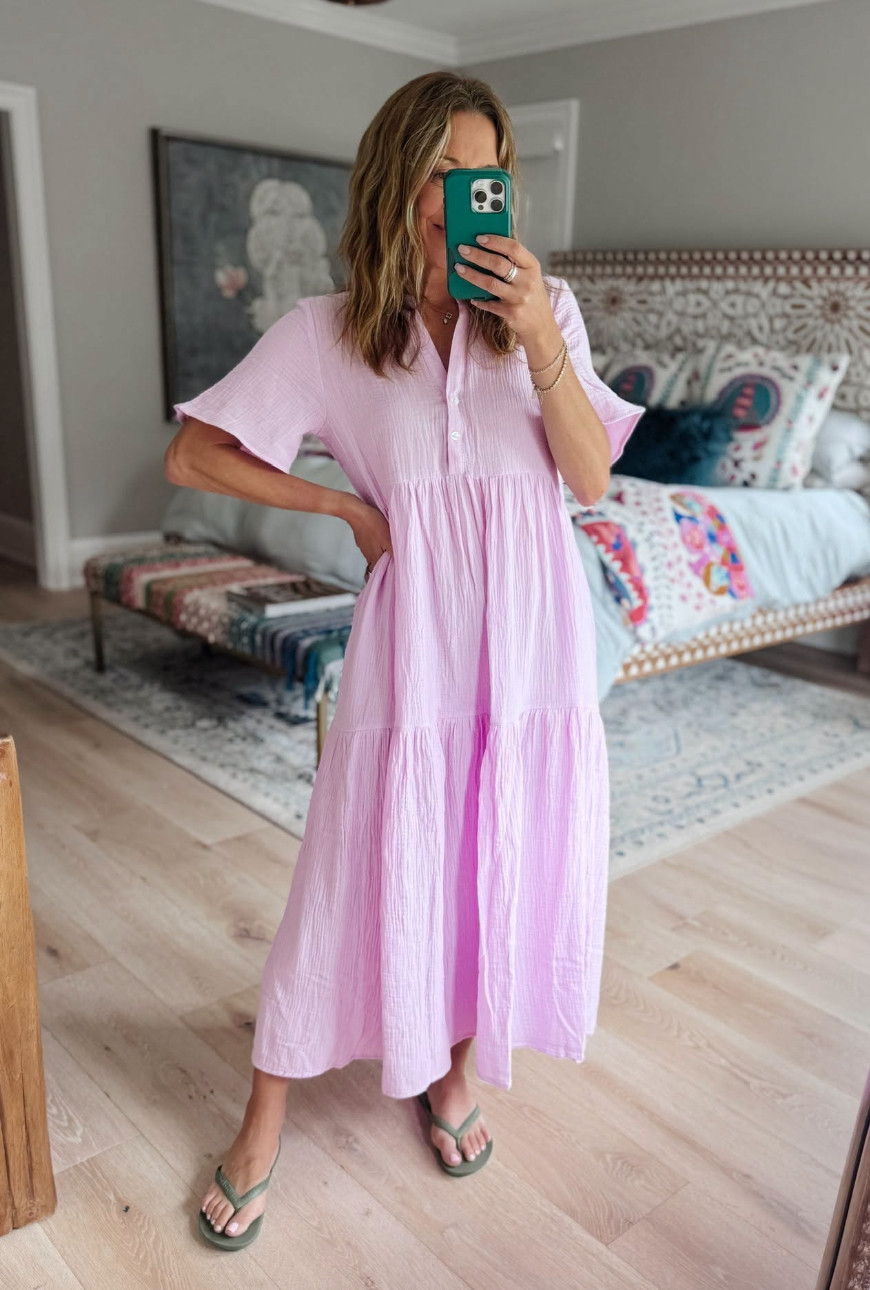 File this dress under "will wear all summer long" Seriously, it's a 10 out of 10!! 

 #LTKootd #LTKmomlife #LTKmorningroutine