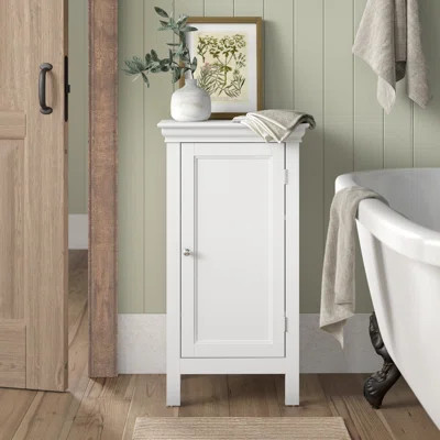 Caspar 18" W x 34" H x 14" D Free-Standing Bathroom Cabinet | Wayfair North America