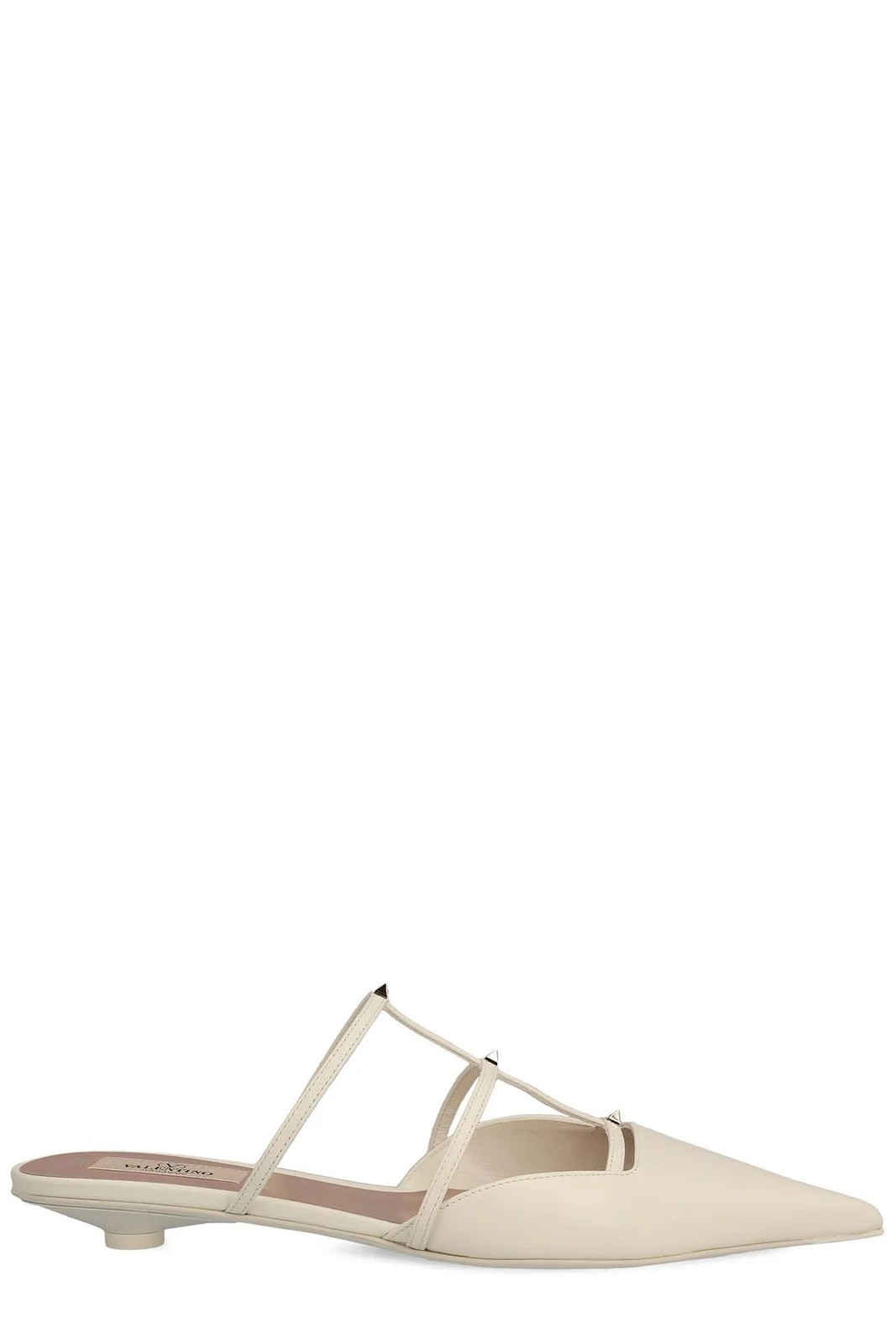 Valentino Garavani Rockstud Wispy Pointed Toe Mules | Cettire Global