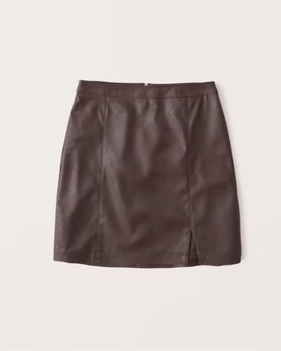 Women's Vegan Leather Mini Skirt | Women's Up to 30% Off Select Styles | Abercrombie.com | Abercrombie & Fitch (US)