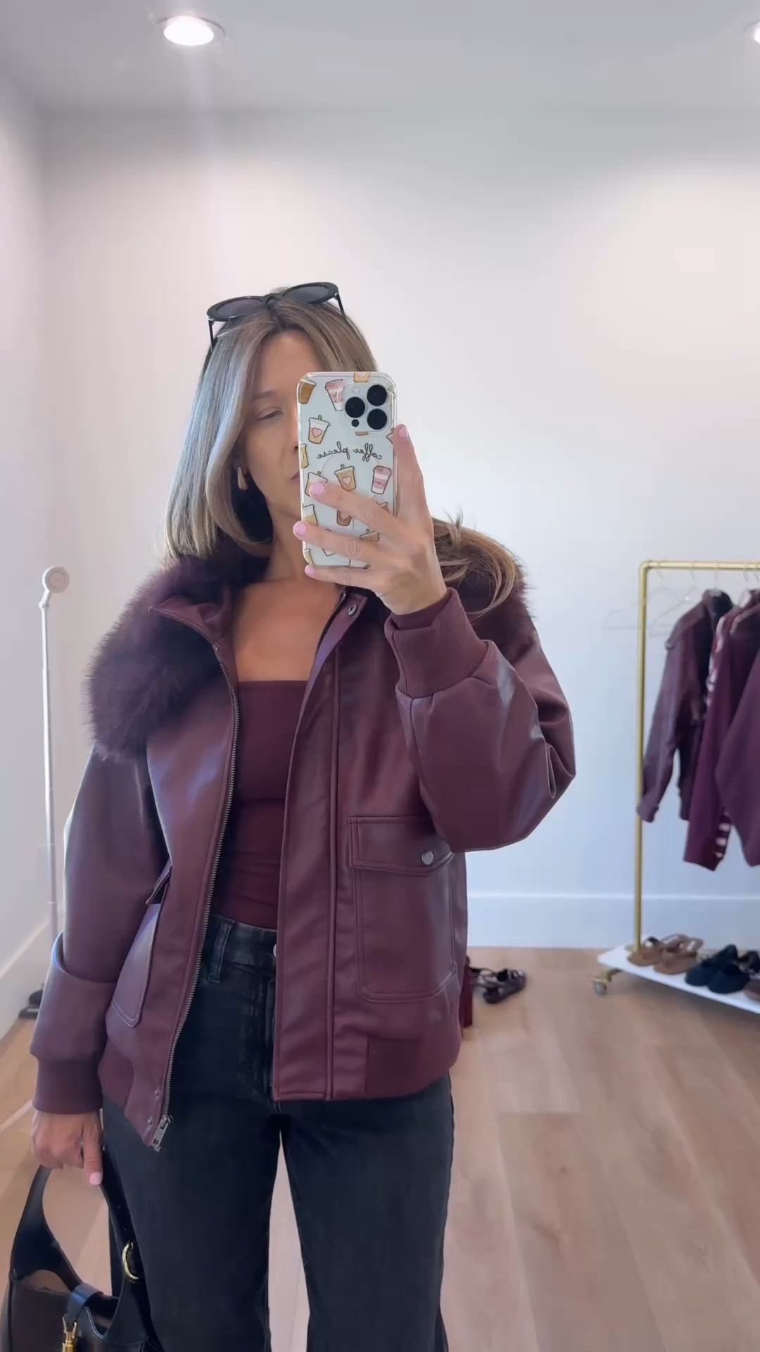Burgundy outfits for fall 🍂

I'm 5'7" & wearing usual small in bodysuit
- black jeans 2/26
- cream jeans 25

Fall trends, burgundy outfits, low rise jeans, casual outfits,  autumn outfits

#LTKSeasonal #LTKgrwm