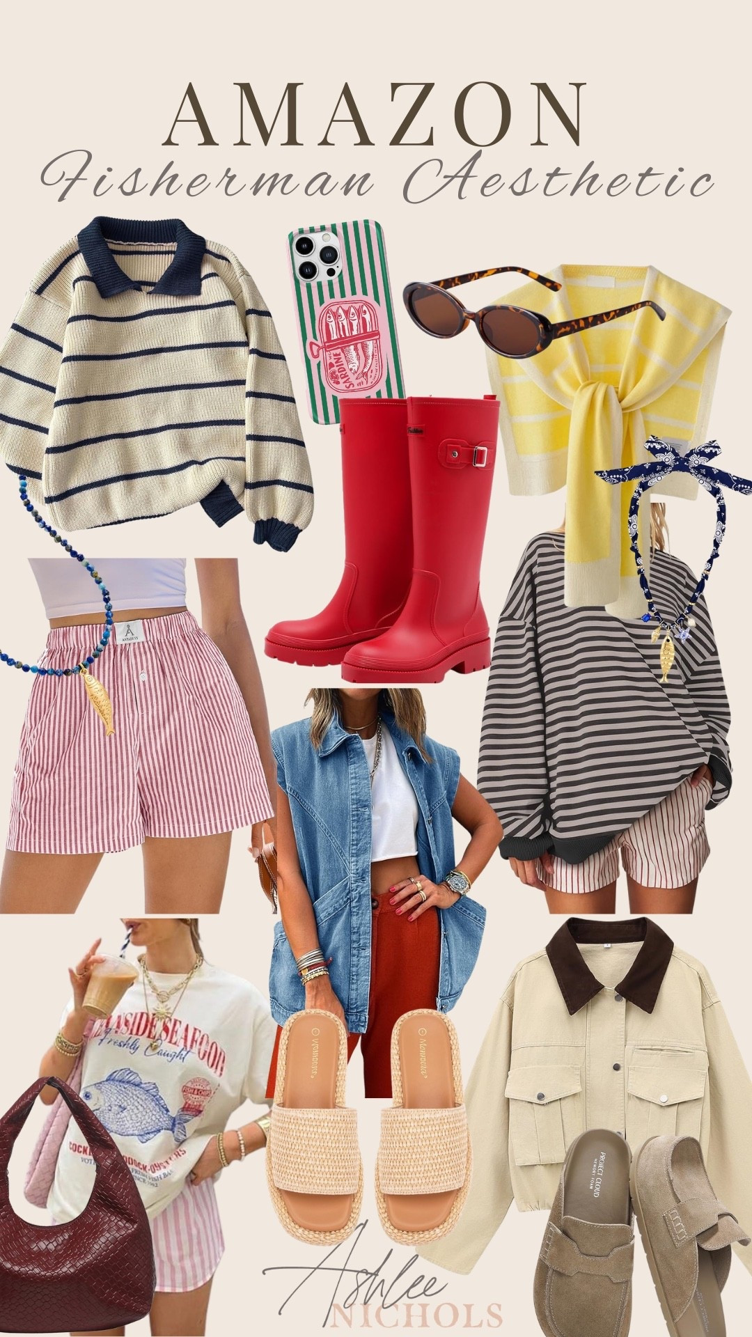 Amazon fisherman aesthetic for spring!

Amazon fashion, barn Jacket, rain boots, striped shorts spring style

#LTKootd #LTKSeasonal