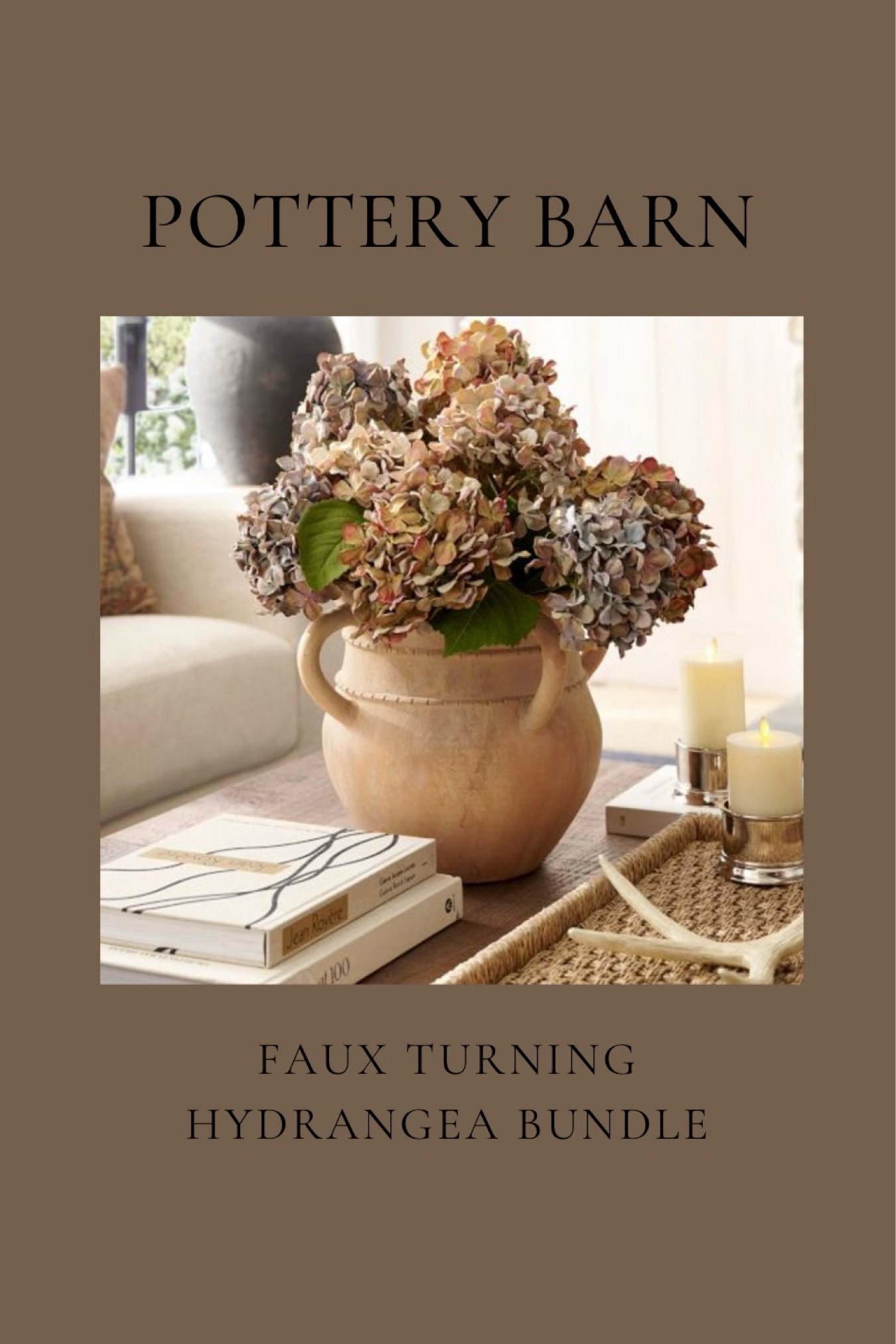 Faux Hydrangeas from Pottery Barn 
Faux Fall Flowers 


#LTKFindsUnder50 #LTKSeasonal #LTKHome