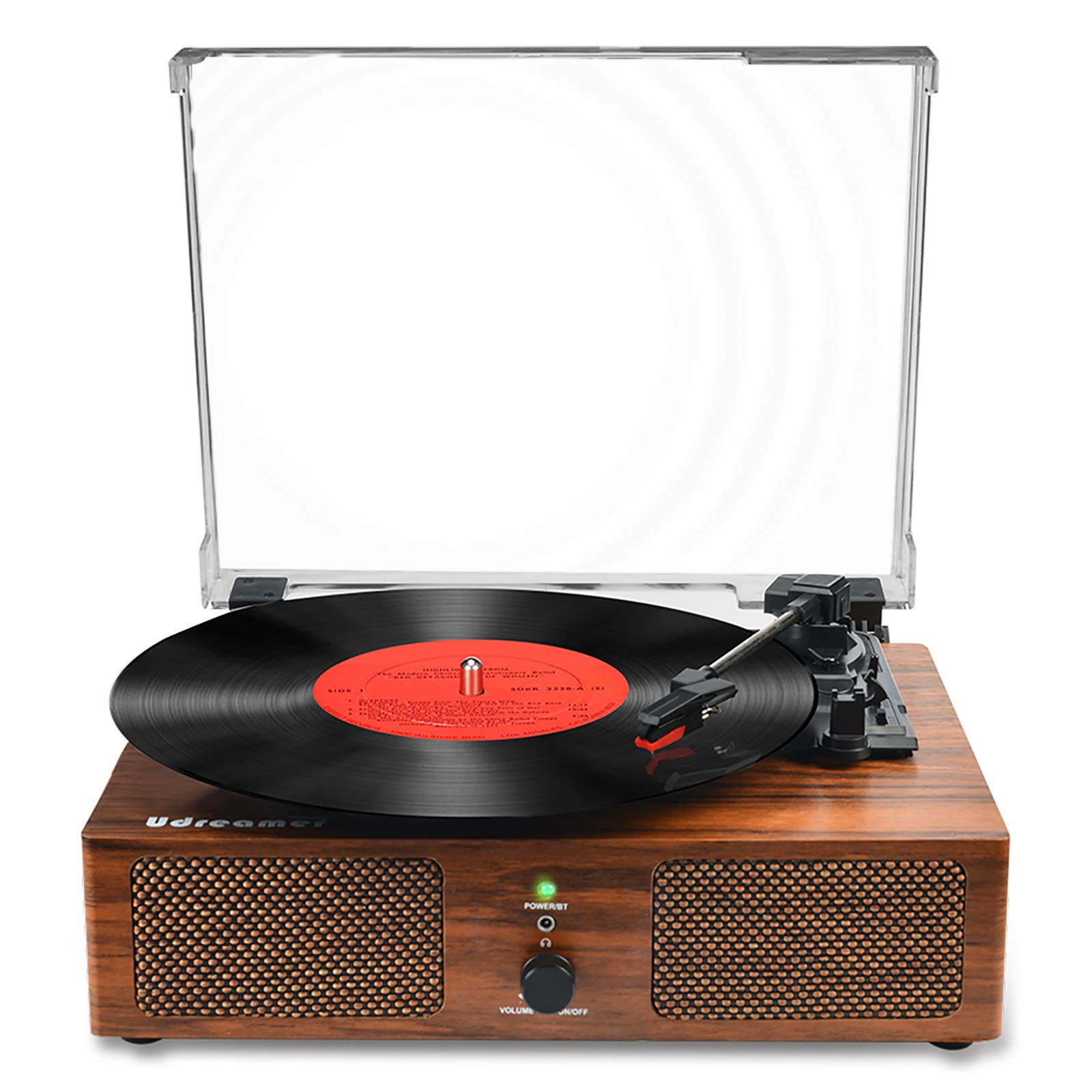 Vinyl Record Player Wireless Turntable with Built-in Speakers and USB Belt-Driven Vintage Phonogr... | Amazon (US)