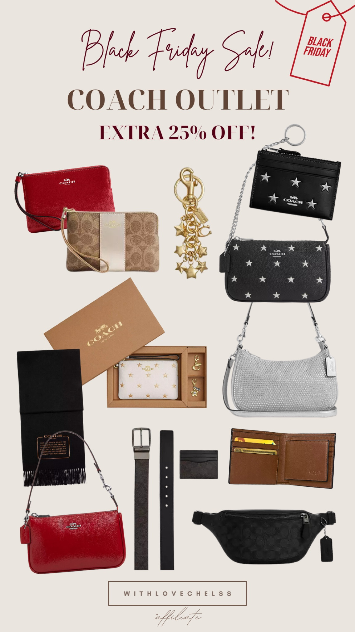 Coach Outlet Black Friday sale!
Extra 25% off!

#LTKCyberWeek

#LTKgiftguide #LTKwinter #LTKsale
