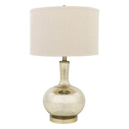 251 First Linden Gold Mercury Glass Table Lamp | Bellacor | Bellacor
