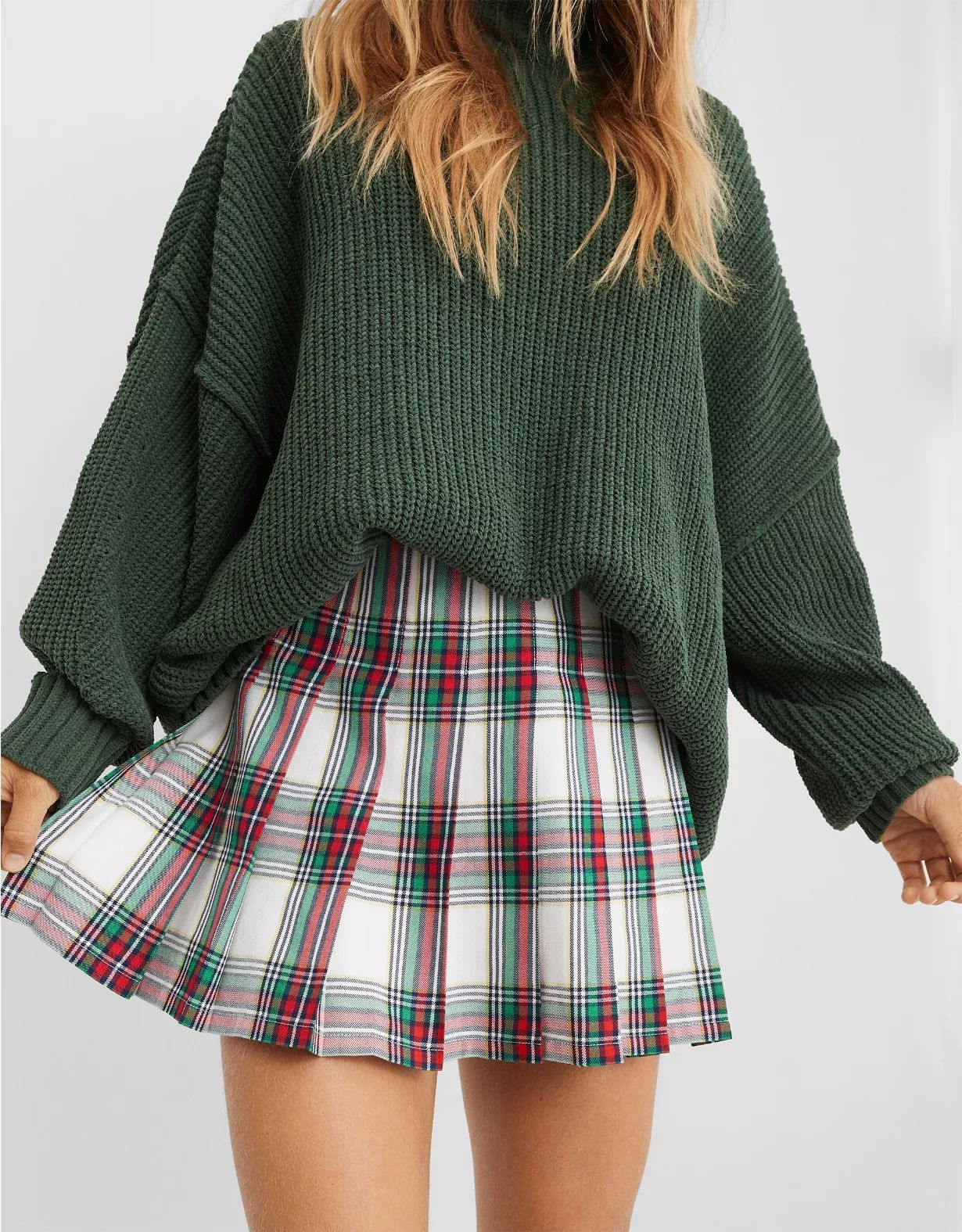 Aerie Class Act Pleated Skirt | American Eagle Outfitters (US & CA)