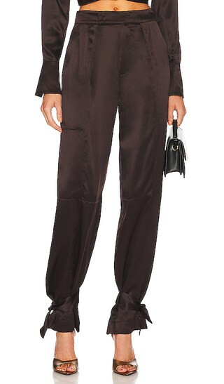 Erato Pant in Dark Chocolate | Revolve Clothing (Global)