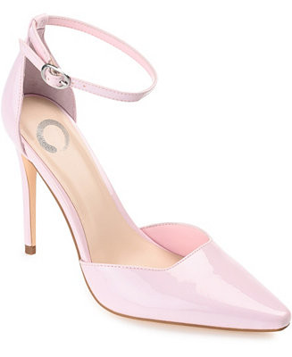 Journee Collection Women's Miriem Ankle Strap Stiletto Pumps - Macy's | Macy's