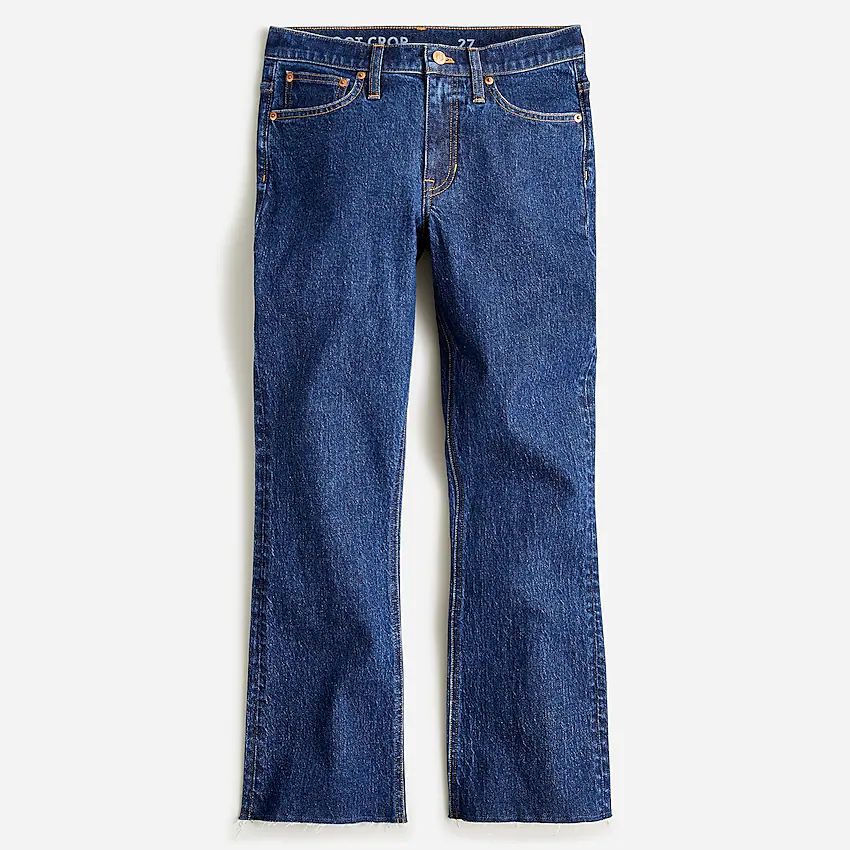 9" demi-boot crop jean in Trailhead wash | J.Crew US