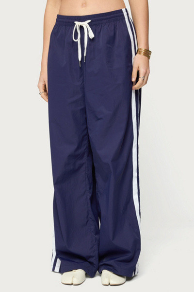 Edikted Kieran Stripey Nylon Track Pants | Urban Outfitters (US and RoW)