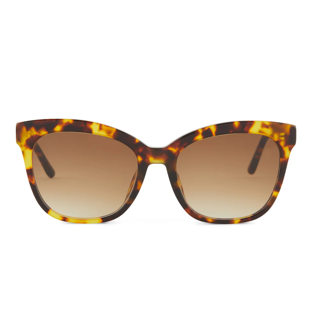JESSIE JAMES DECKER - WINSTON + AMBER TORTOISE + BROWN GRADIENT SUNGLASSES | DIFF Eyewear