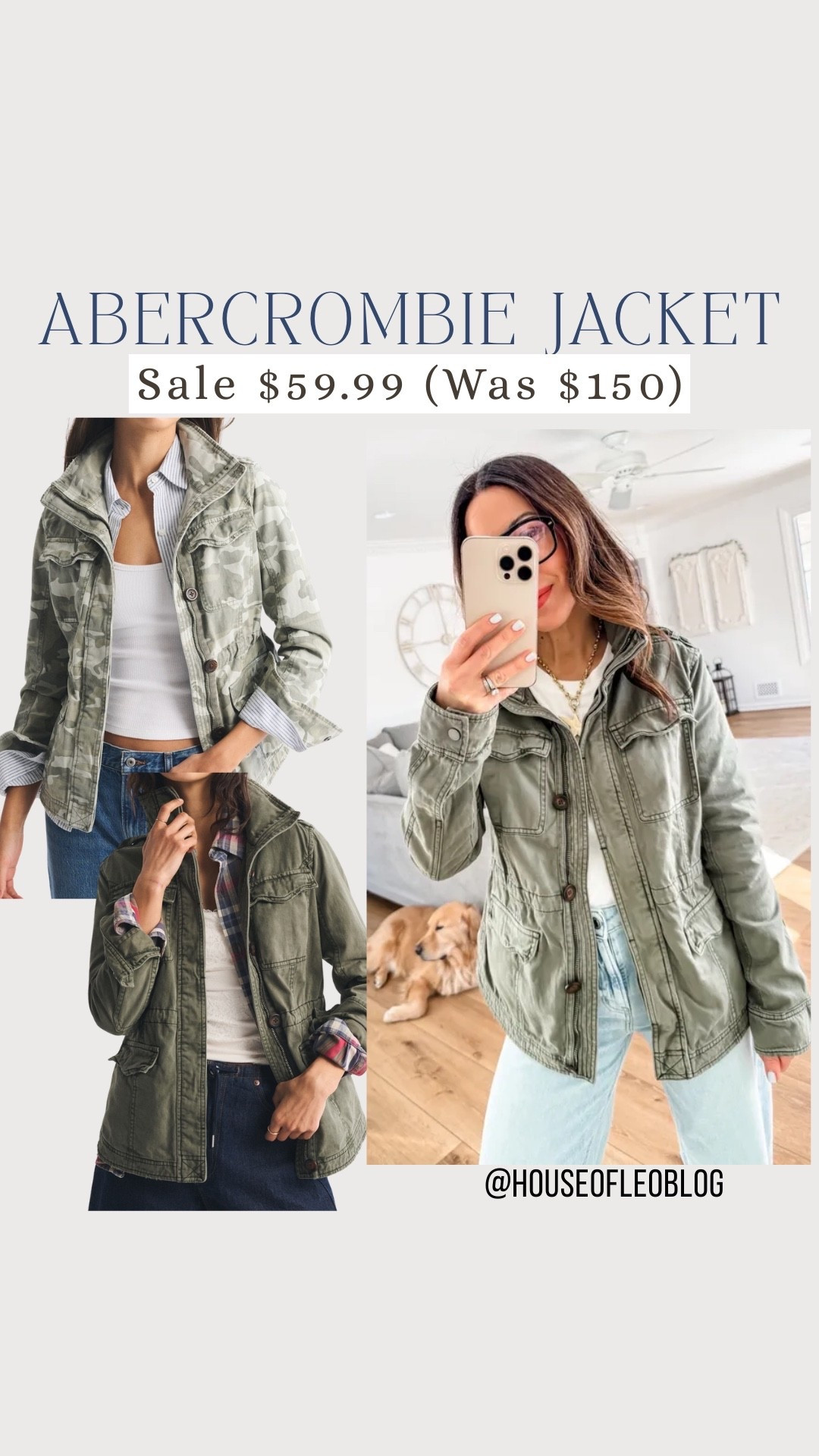 Wearing small utility jacket.

#LTKSaleAlert #LTKOver40