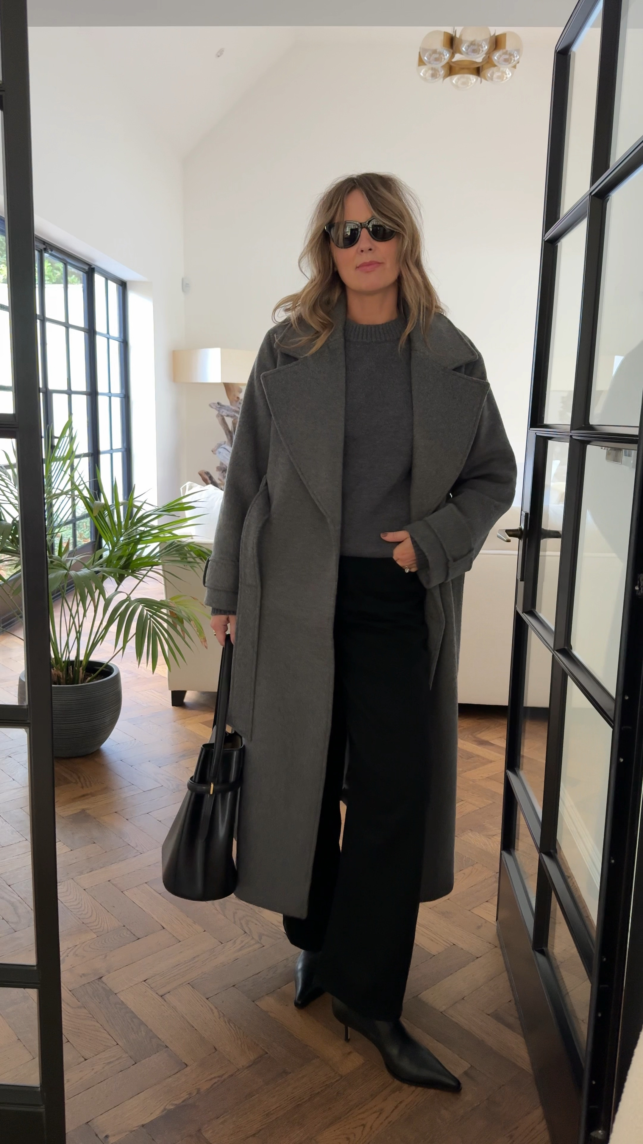 AD Embracing wrap coats, layers + barrel leg jeans this autumn / winter in Aligne | Grey coat | wrap coat | grey knit | horseshoe jeans | Barrel leg jeans 

#LTKuk #LTKstyletip #LTKautumn