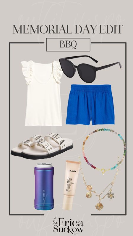 Memorial day outfit inspiration for a barbecue! if you have a thick to me like me these linen shorts from Old Navy are going to be some of your favorites! I also included some necklaces from Amazon Amazon, Amazon sunglasses, Amazon Amazon sandals and my favorite tinted sunscreen!

Midsize outfit, Mom outfit, casual outfit, old navy spring 2024



#LTKSaleAlert #LTKFindsUnder50 #LTKMidsize


#LTKFindsUnder100 #LTKStyleTip #LTKSeasonal