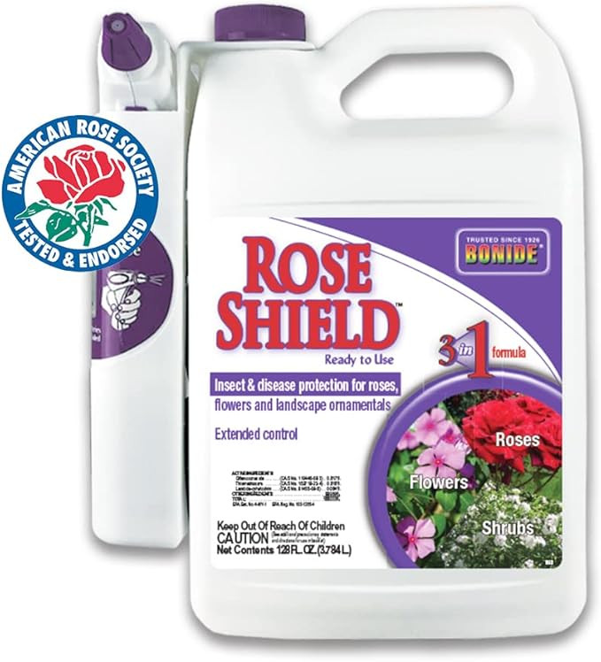Bonide Rose Shield Spray, 64 oz Ready-to-Use, Insect and Disease Protection for Roses, Flowers an... | Amazon (US)