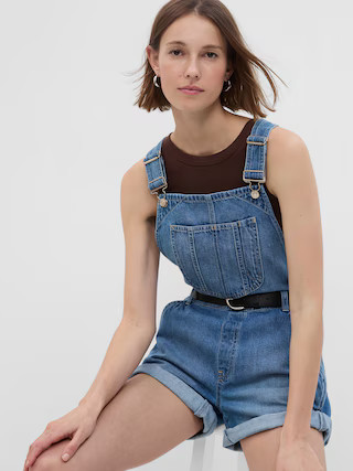 Denim Shortalls with Washwell | Gap (US)
