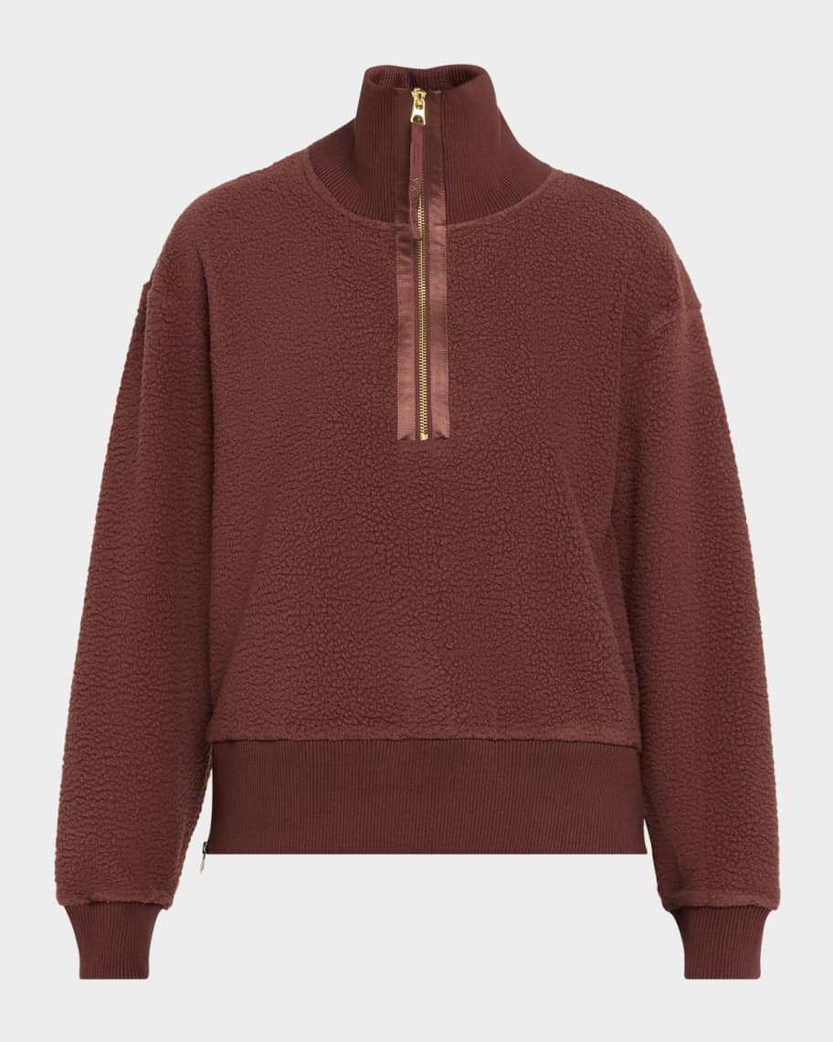 Roselle Half-Zip Fleece Pullover | Neiman Marcus