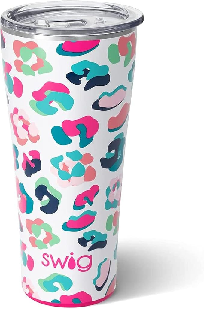 Swig Life 32oz Triple Insulated Tumbler, Cup Holder Friendly, Dishwasher Safe, Stainless Steel, D... | Amazon (US)