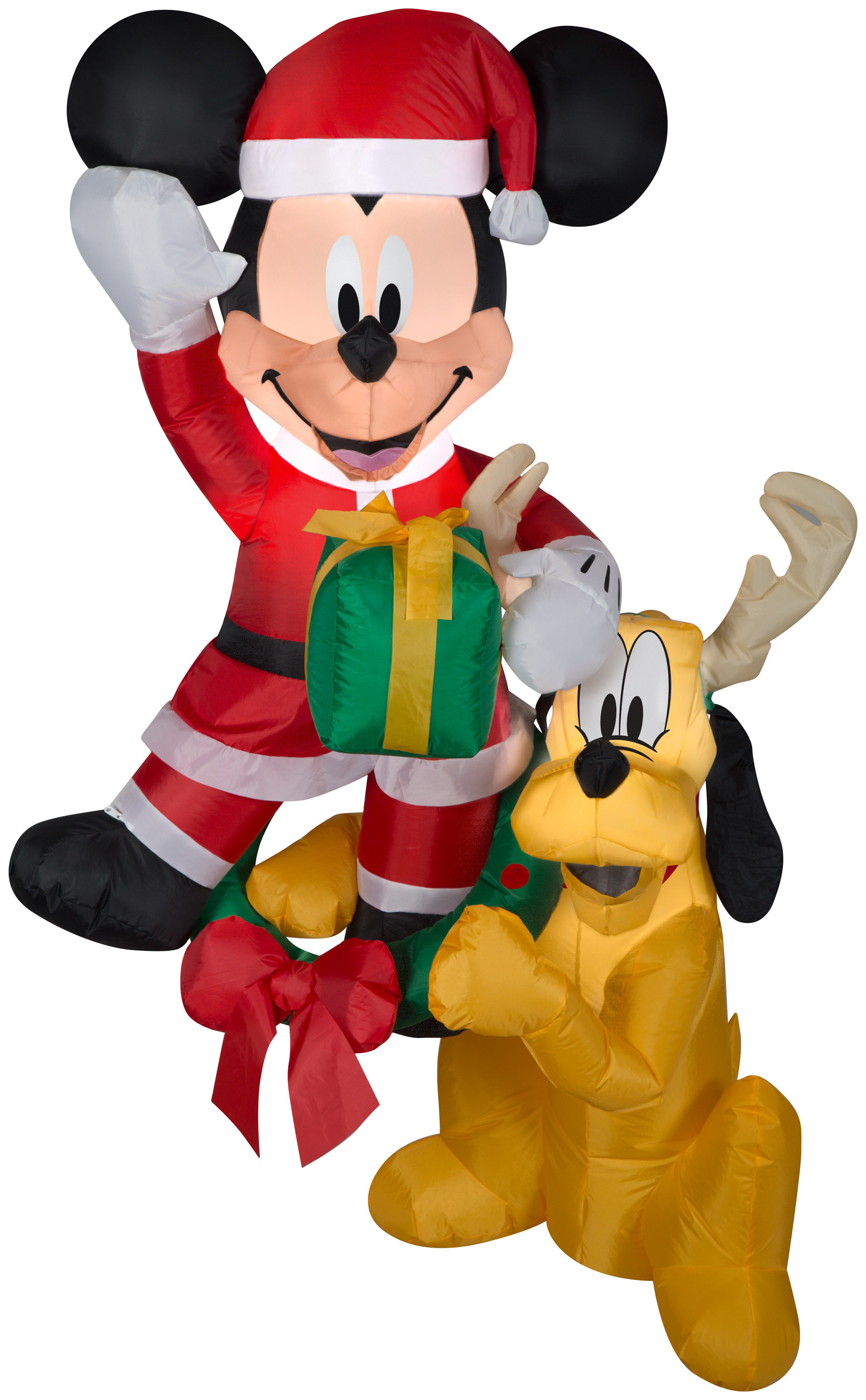 Gemmy Christmas Airblown Inflatable Hanging Mickey and Pluto Disney, 5 ft Tall, Multicolored | Walmart (US)