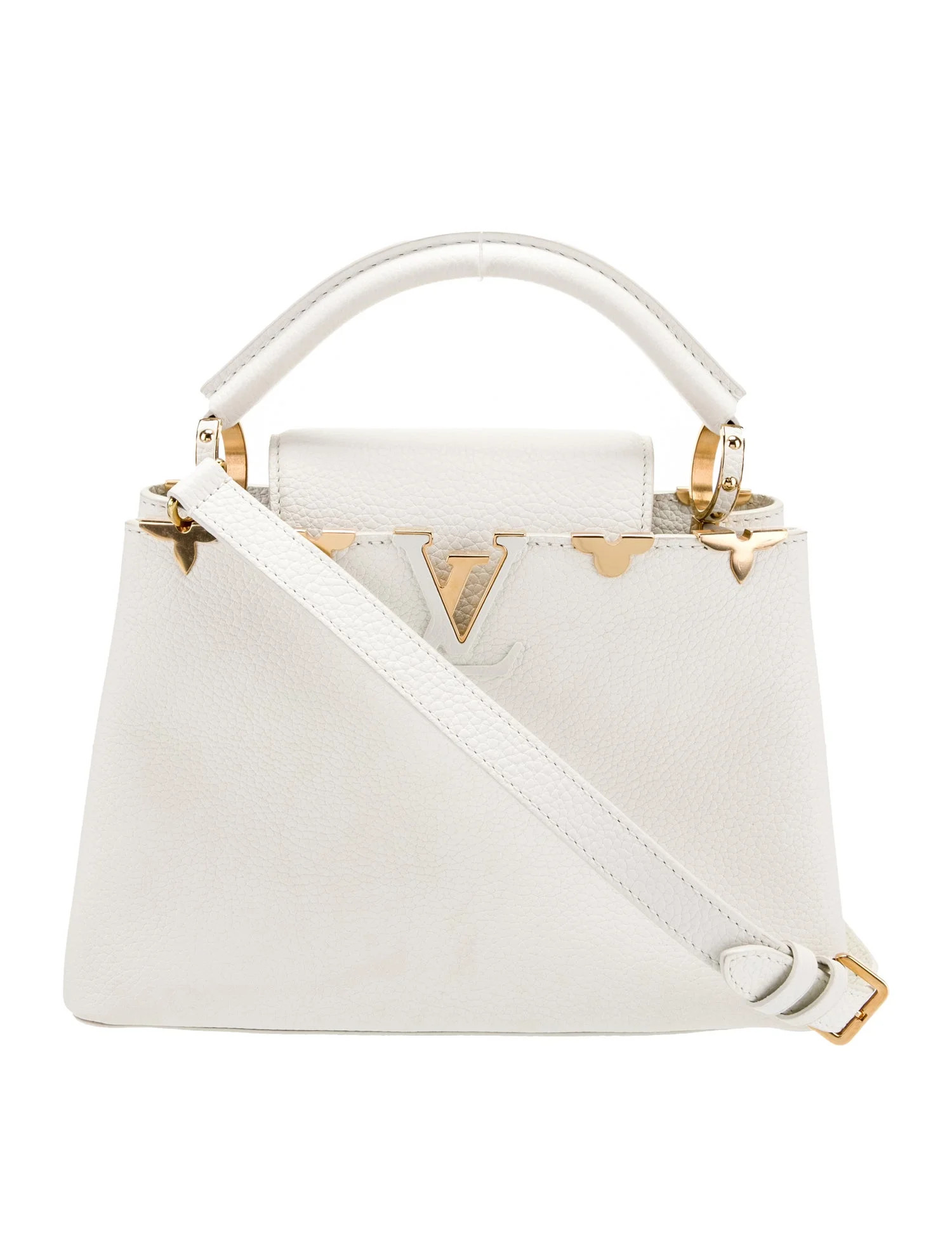 Taurillon Leather Flower Crown Capucines BB | The RealReal