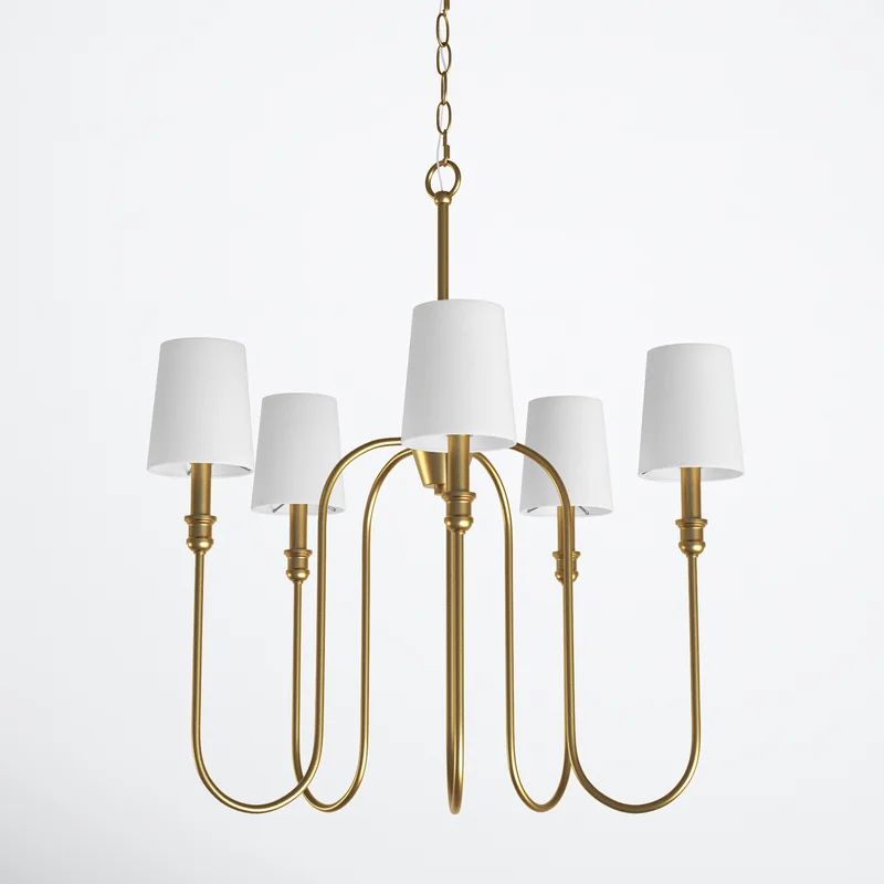 Sanibel 5 - Light Shaded Classic / Traditional Chandelier | Wayfair Professional