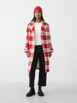 Plaid Coat | Banana Republic Factory