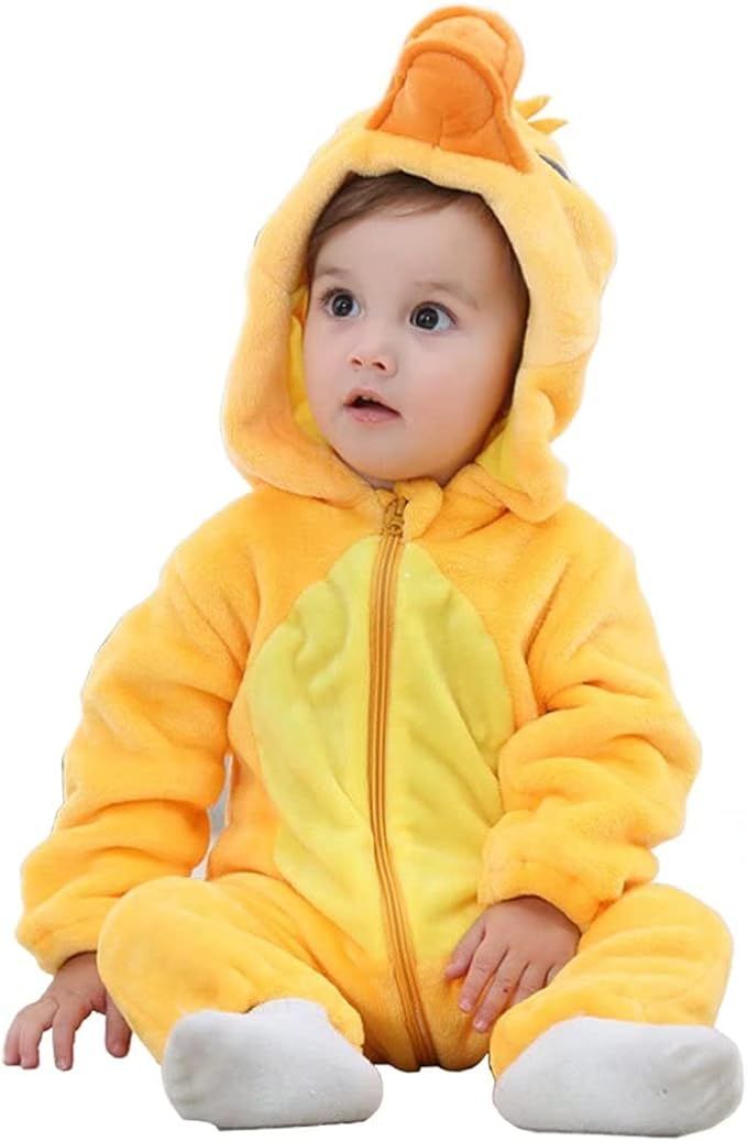 Baby Animal Costumes Unisex Toddler Onesie Halloween Dress Up Romper | Amazon (US)