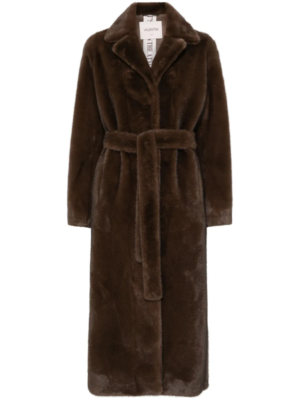 VALENTINI 1972 faux-fur Coat | Brown | FARFETCH FR | Farfetch Global