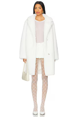 MORE TO COME Elaine Faux Fur Coat in Winter White from Revolve.com | Revolve Clothing (Global)