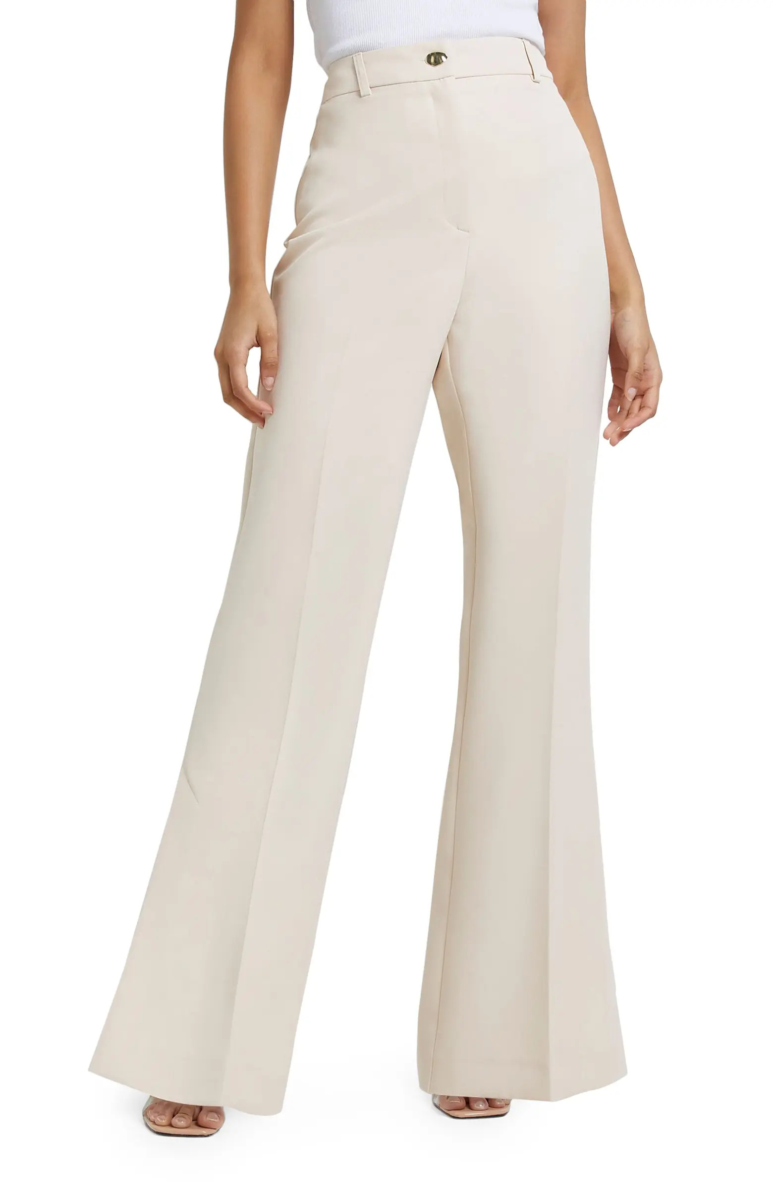 River Island Split Side Flare Trousers | Nordstrom | Nordstrom