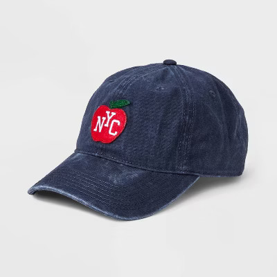 NYC Apple Felt Dad Hat - Mighty Fine Navy | Target
