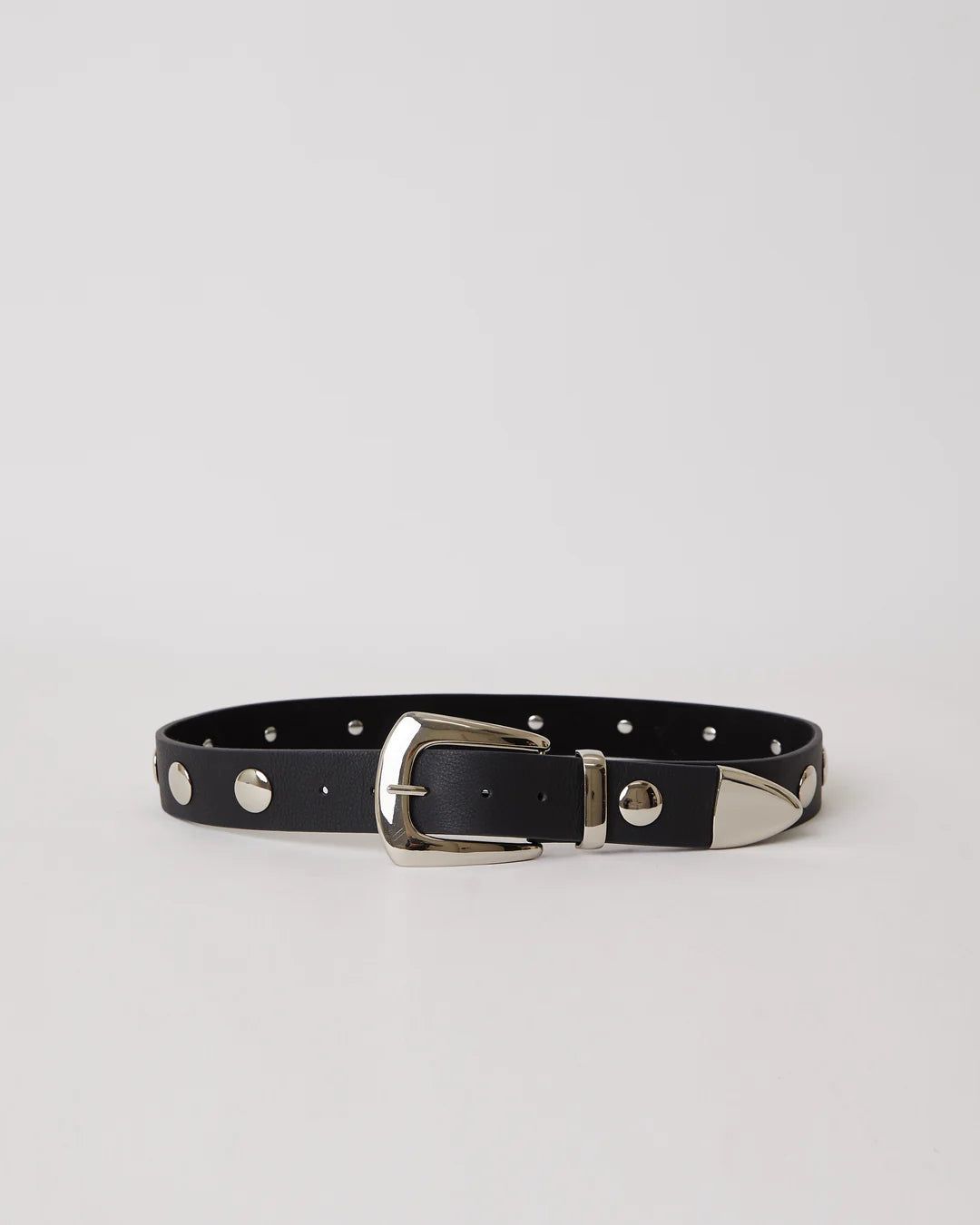 B-Low The Belt Jordana Mini Moto Belt Black Silver | CAMI NYC