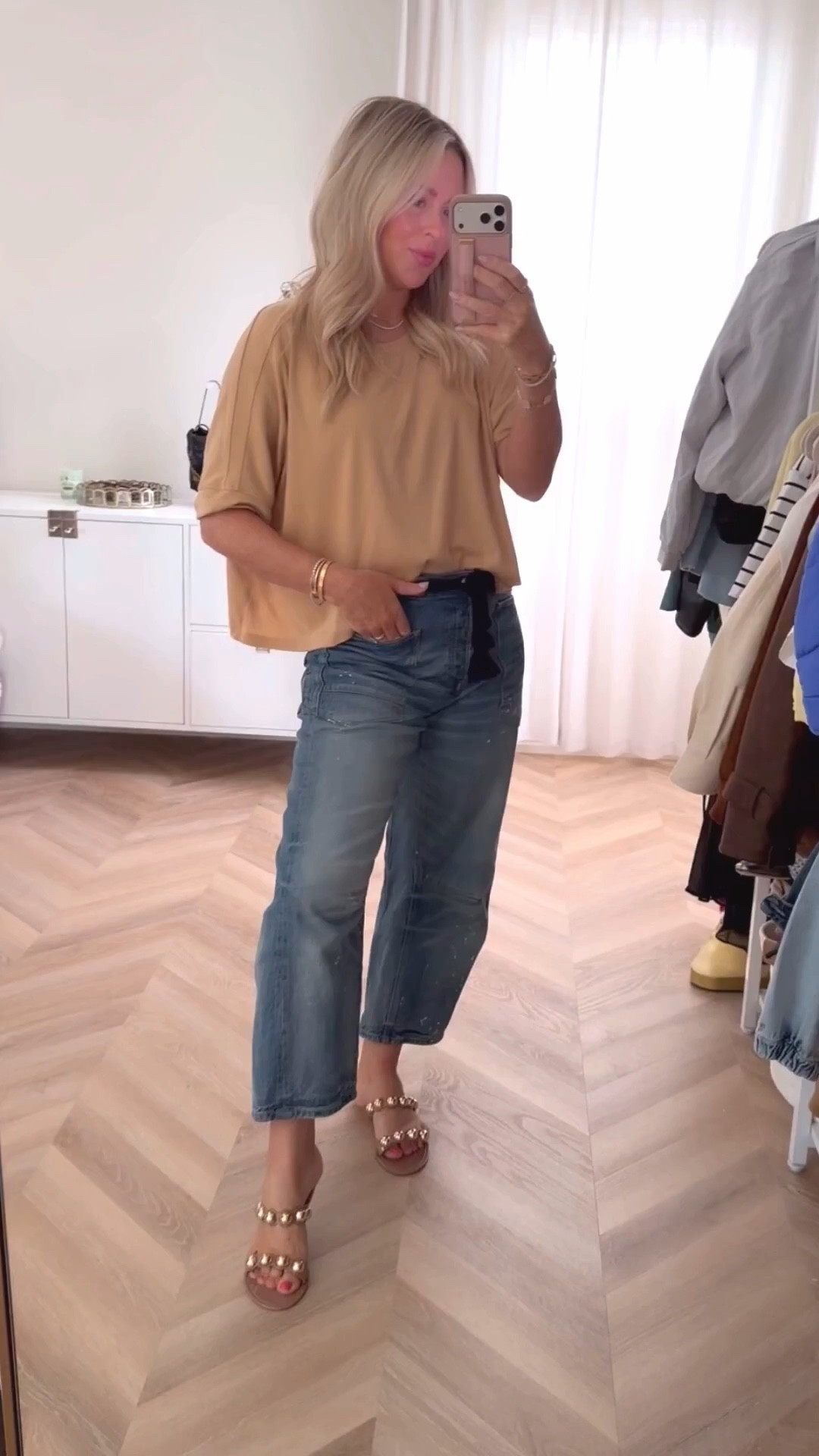 Spring ootd! ✨💛

Jeans. Denim. Sandals. 

#LTKootd #LTKSeasonal