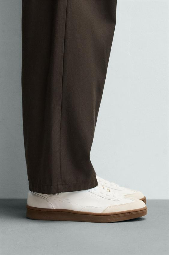CONTRASTING SOLE SNEAKERS | Zara US