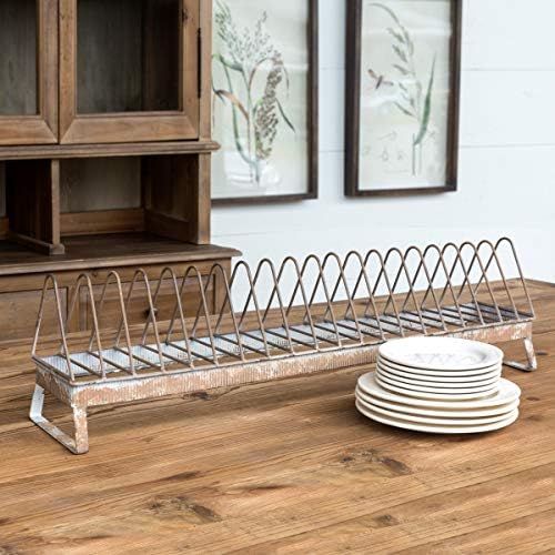 Amazon.com: Park Hill Collection EAC80767 Chicken Feeder Plate Rack, 30-inch Length, Metal: Home & K | Amazon (US)