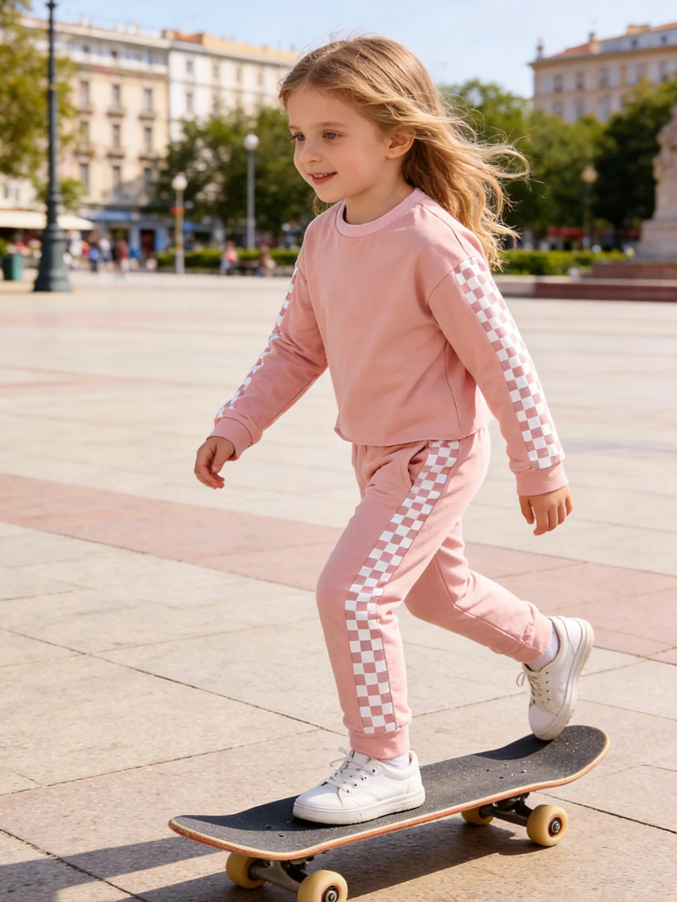CARETOO Toddler Girl Clothes Pullover Sweatsuit Long Sleeve Sweatshirt sweatpants Set 2pcs Tracks... | Walmart (US)