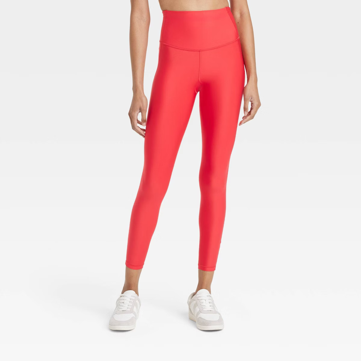 Women's Effortless Support High-Rise 7/8 Leggings - All In Motion™ Red M | Target