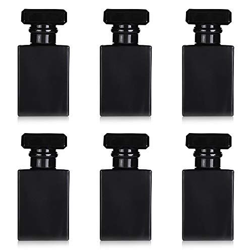 Black Refillable Bottles Set Of 6 | Amazon (US)