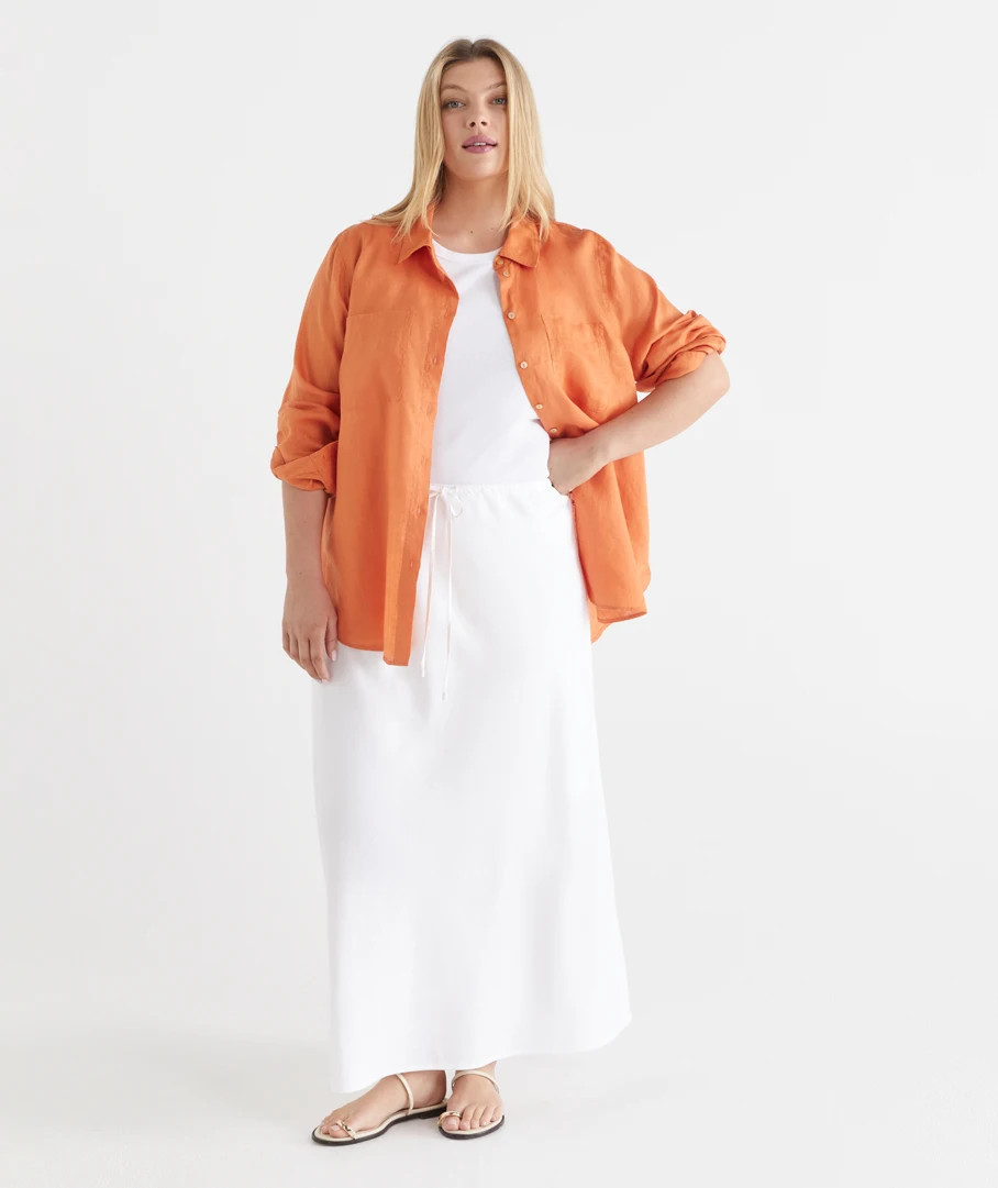 Drawstring Midi Skirt | Sussan