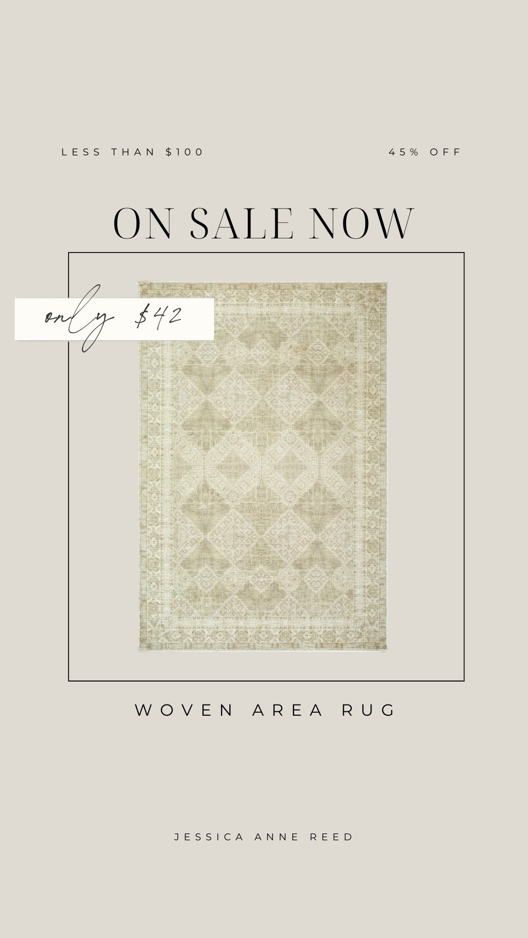 On sale now! Less than $100, Only $42, woven area rug

#LTKGiftGuide #LTKHoliday #LTKdayinmylife