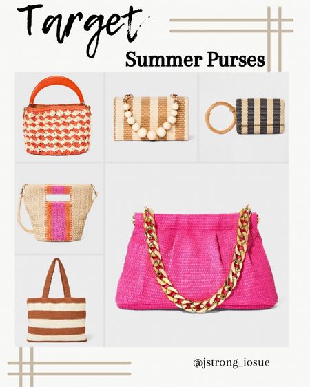 New purses at Target for the Summer! More color options available! 

#LTKstyletip #LTKfindsunder50