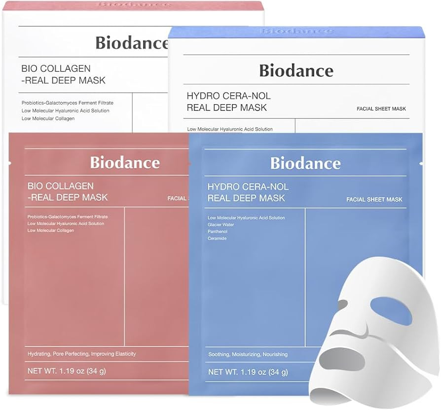 BIODANCE Mask Duo: Bio-Collagen & Hydro Cera-nol Real Deep Mask | Amazon (US)