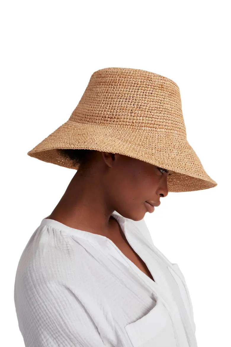 Raffia Bucket Hat (Women) | Nordstrom | Nordstrom