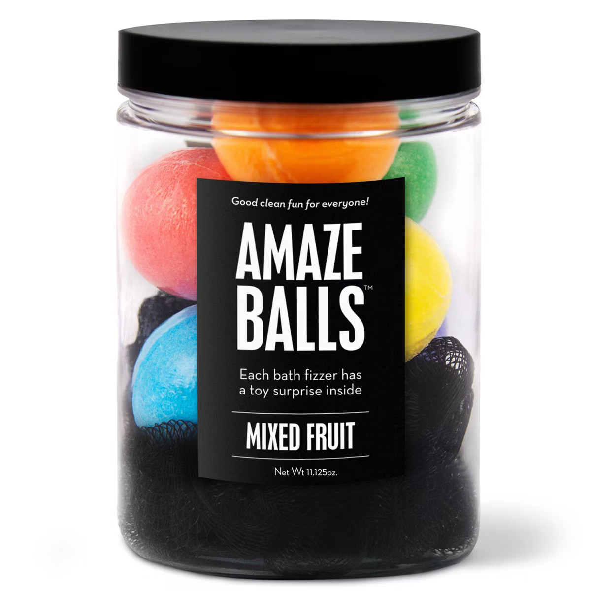 Da Bomb Bath Fizzers Amaze Balls Bath Bomb Jar - 11.125oz | Target